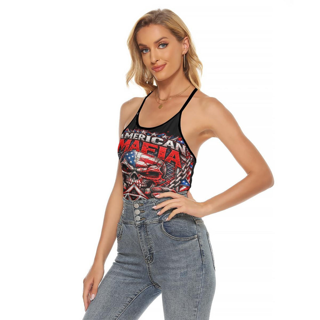 American Mafia™ Cage Fighter Criss-Cross Tank Top