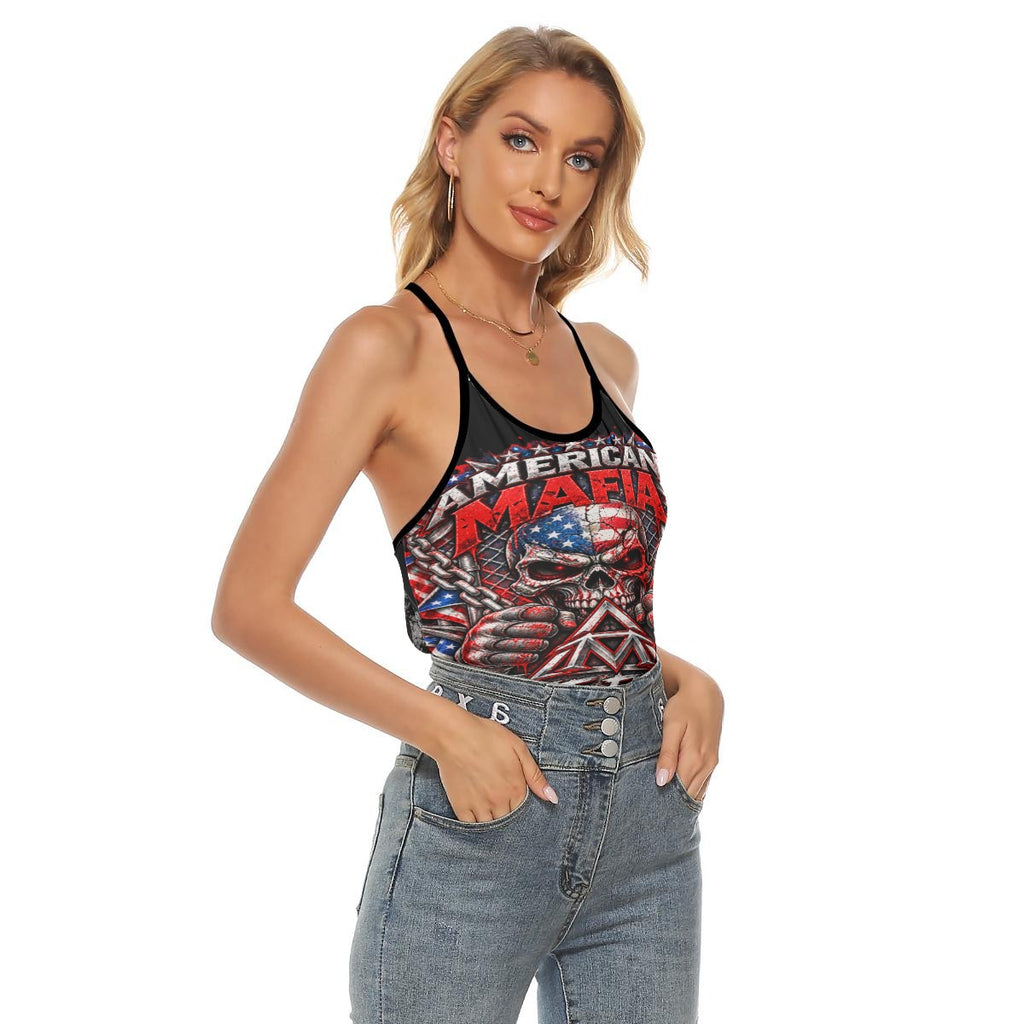 American Mafia™ Cage Fighter Criss-Cross Tank Top