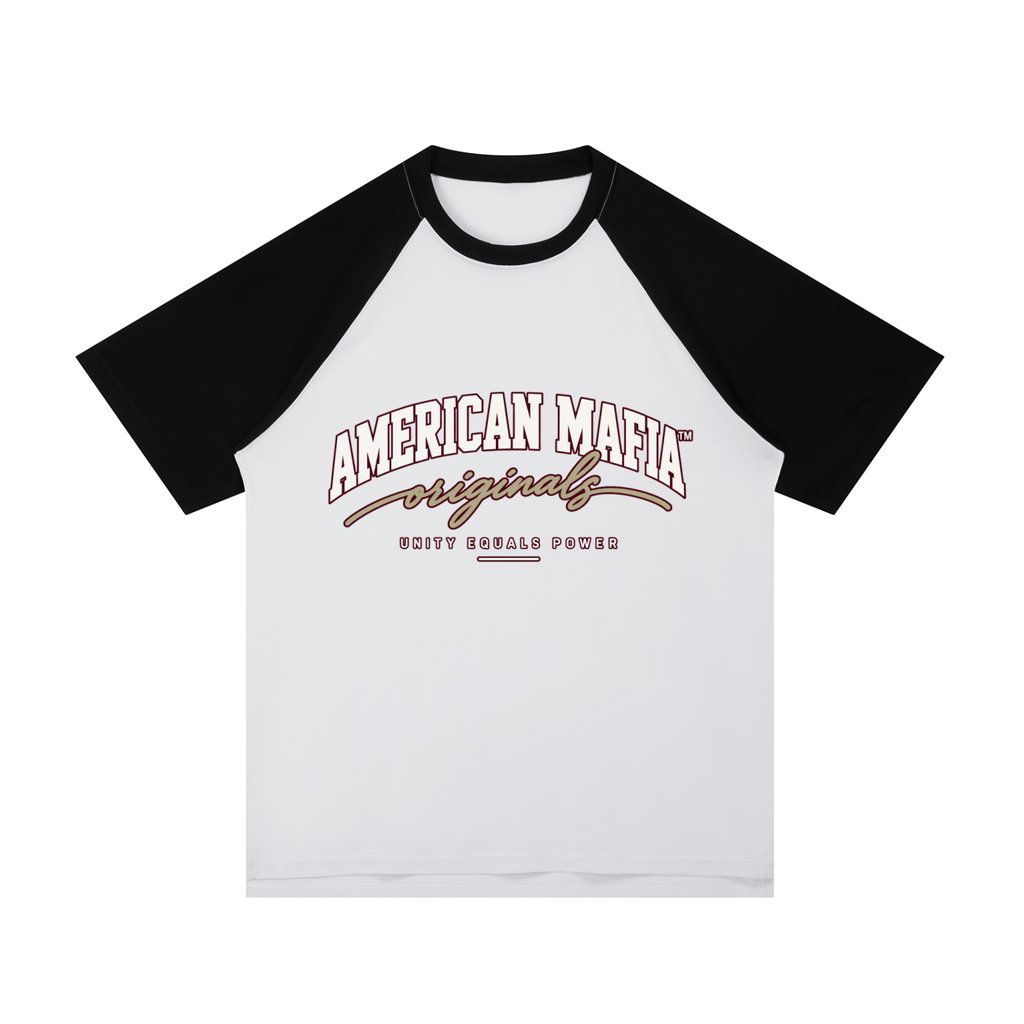 American Mafia™ Original Script Brand Raglan Mesh Tee