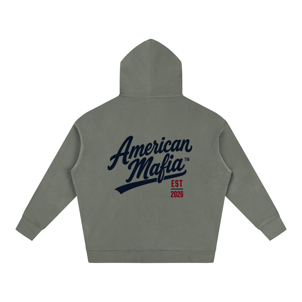 American Mafia™ Men’s Script Oversized Fleece Hoodie