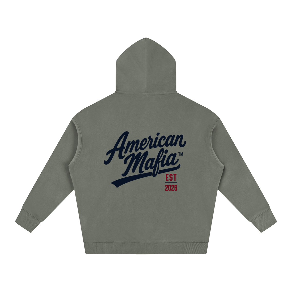 American Mafia™ Men’s Script Oversized Fleece Hoodie