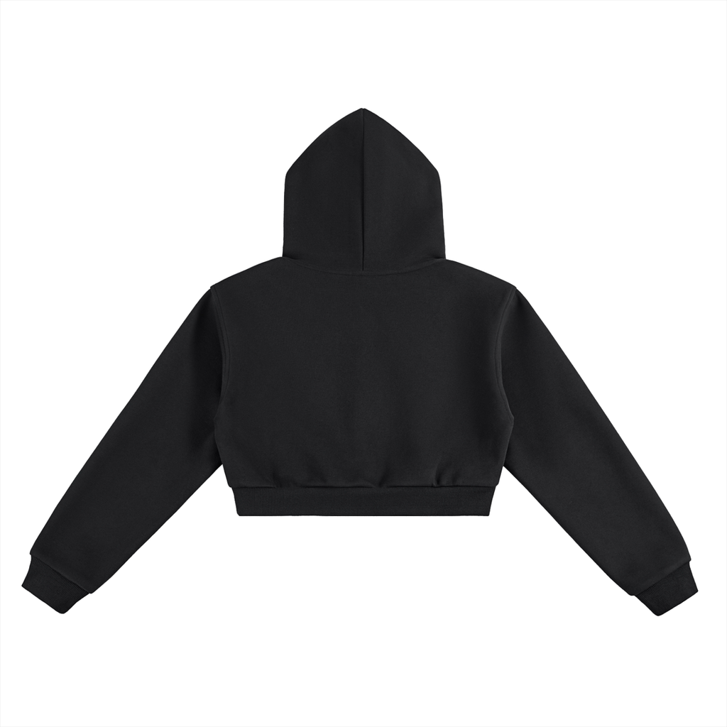 American Mafia™ Heritage Script Cropped Hoodie