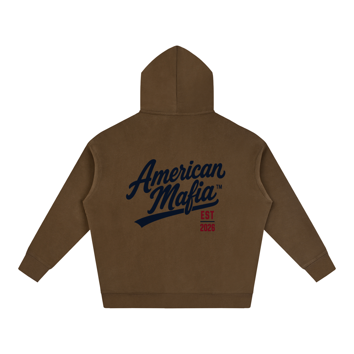 American Mafia™ Men’s Script Oversized Fleece Hoodie