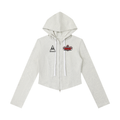 American Mafia™ Original Script Brand Cropped Zip Hoodie