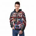Men's first responder fleece-lined hoodie — front