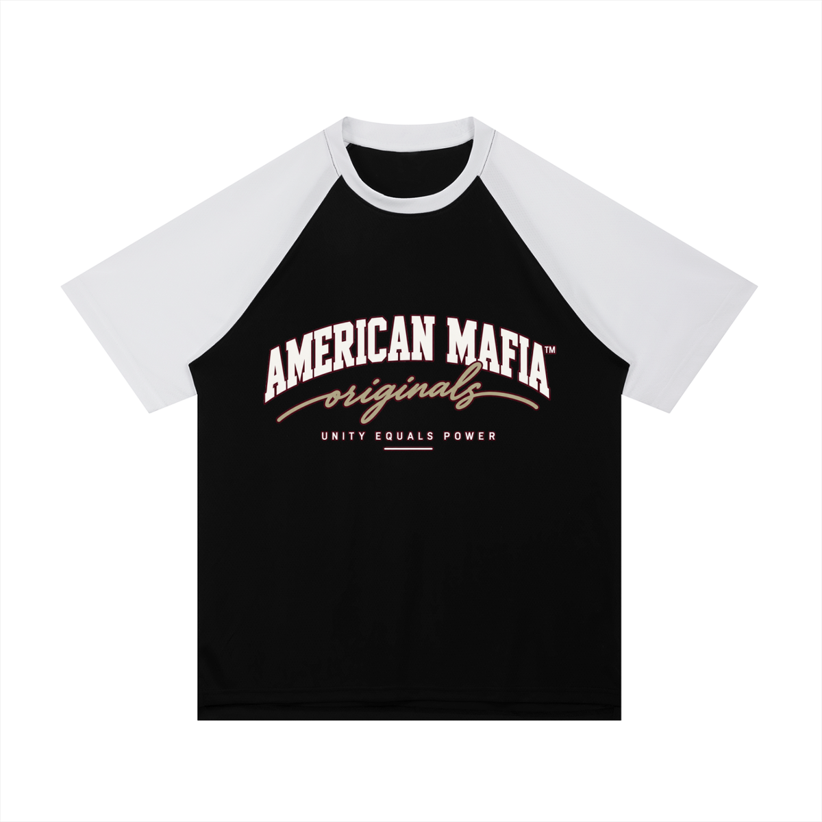 American Mafia™ Original Script Brand Raglan Mesh Tee