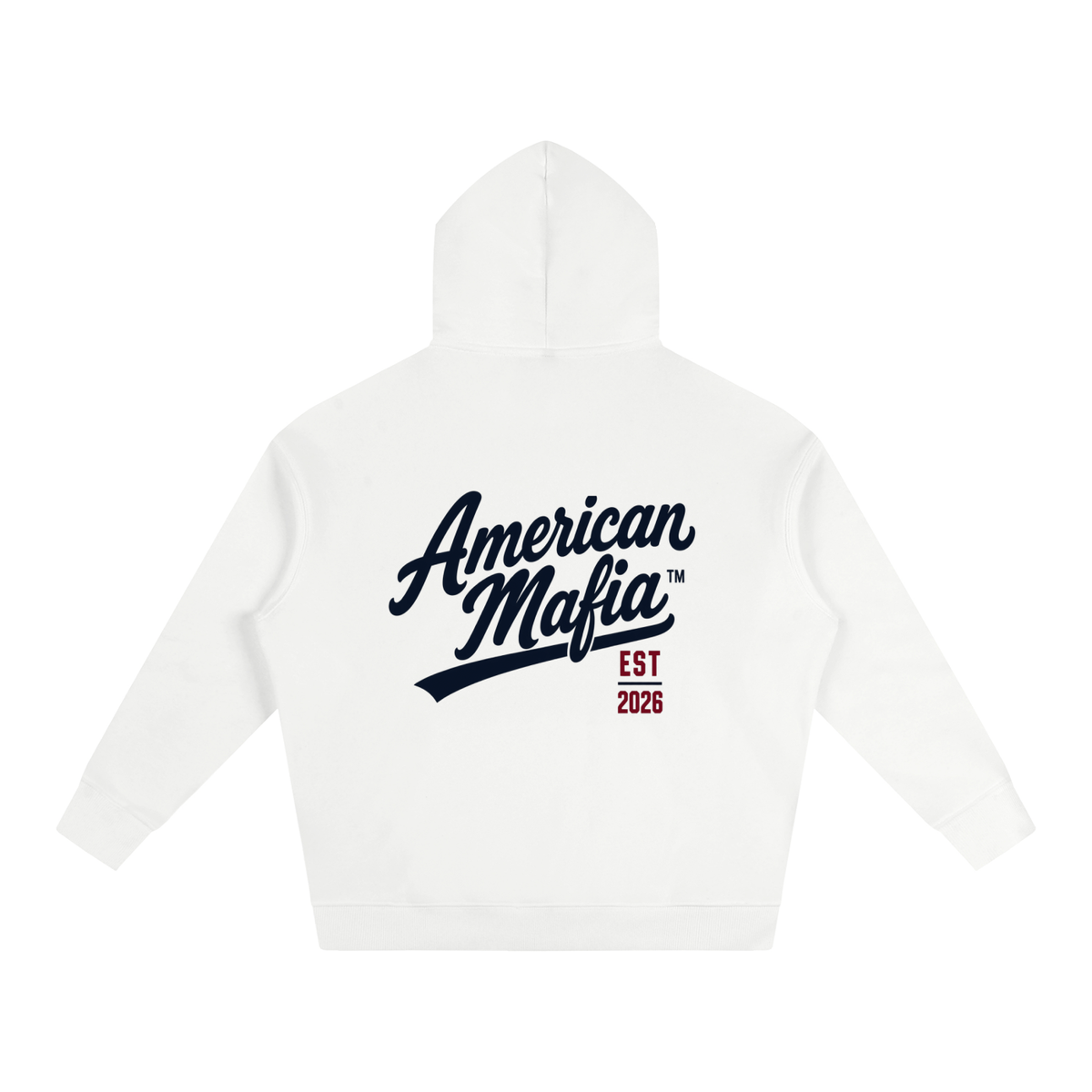 American Mafia™ Men’s Script Oversized Fleece Hoodie